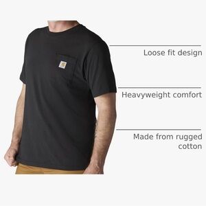 Carhartt Men's Black Short Sleeve Tee